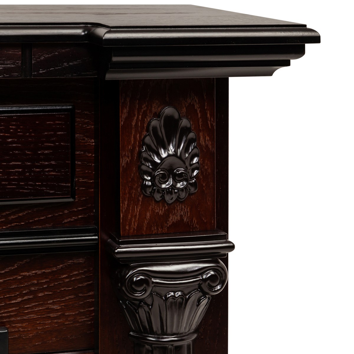 Электрокамин RealFlame Dacota AO античный дуб с очагом 3D Oregan