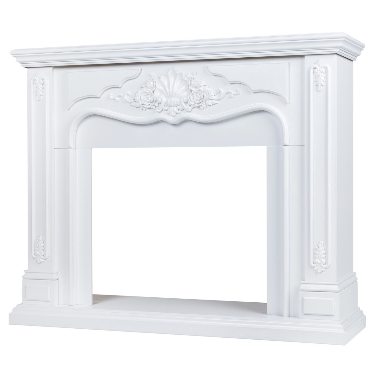 Портал каминный из МДФ RealFlame Victoria WT, белый