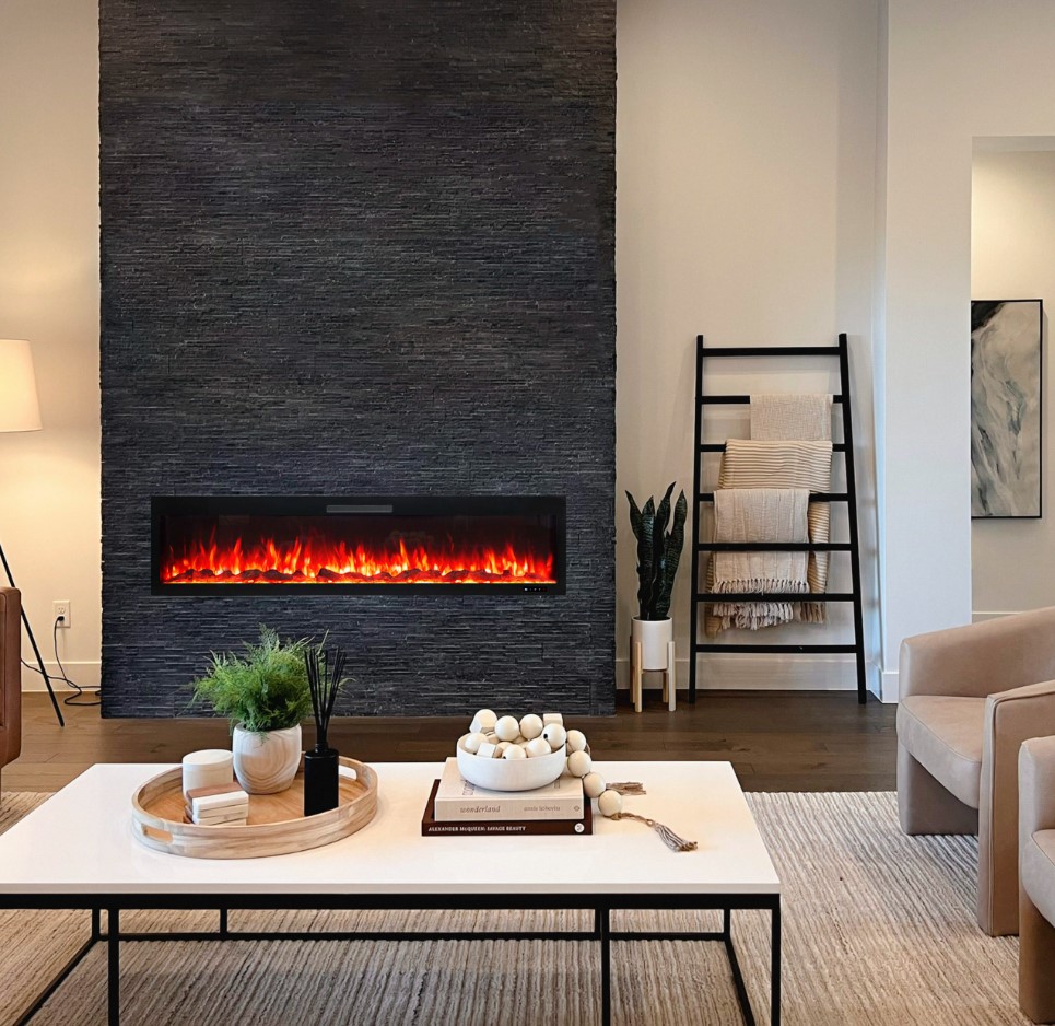 Электроочаг RealFlame Diamond 72, с муляжом дров и кристаллами