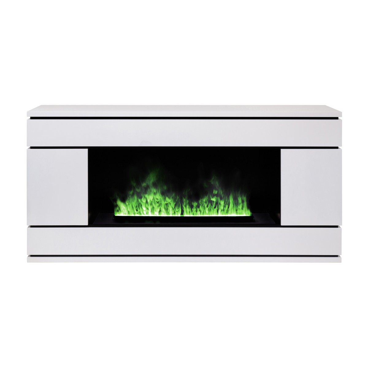 Каминокомплект VEGA/ВЕГА Белый матовый с очагом Электроочаг CASSETTE/КАССЕТА LED 1000