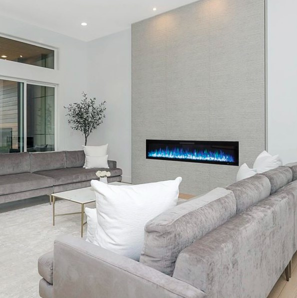 Электроочаг RealFlame Diamond 72, с муляжом дров и кристаллами