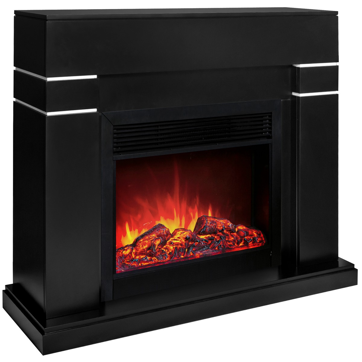 Электрокамин RealFlame Lindelse 26 BL черныйM черный с очагом Moonblaze